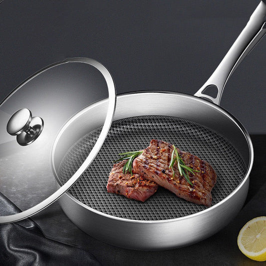 Stainless Steel Non-stick Frying Pan-Gu Cuisine 