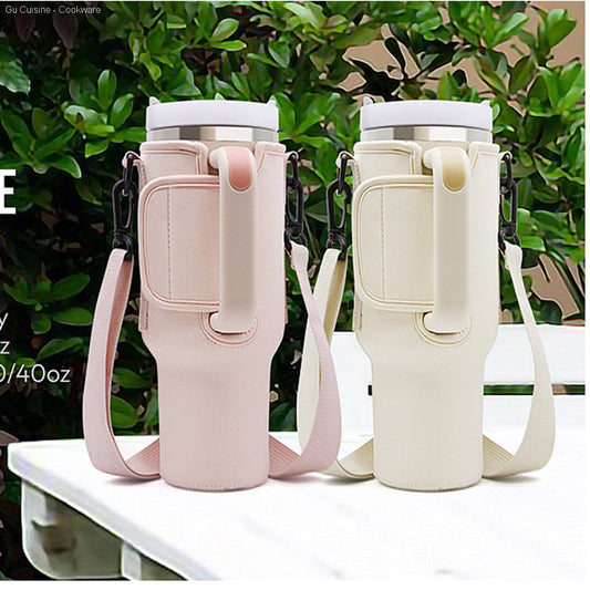 Portable Mug Handle & Cover for Outdoor-Gu Cuisine 