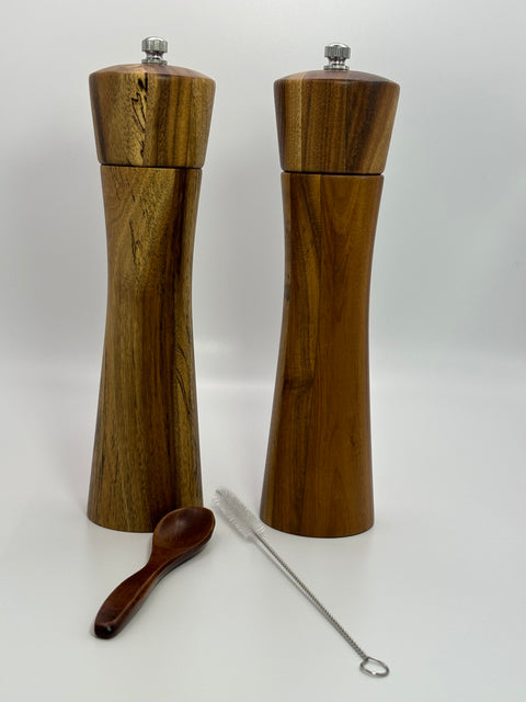 Wooden Ceramic Mill Salt & Pepper Grinder-Gu Cuisine 