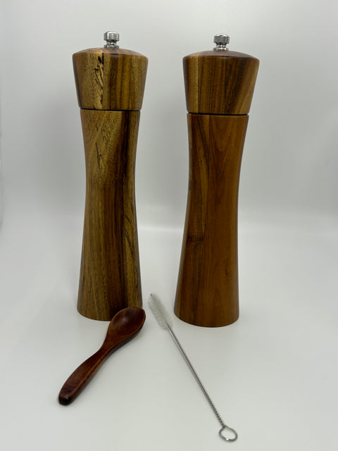 Wooden Ceramic Mill Salt & Pepper Grinder-Gu Cuisine 