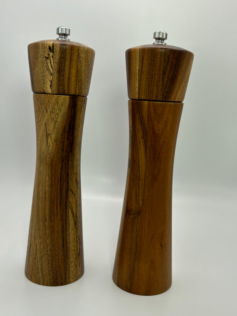 Wooden Ceramic Mill Salt & Pepper Grinder-Gu Cuisine 