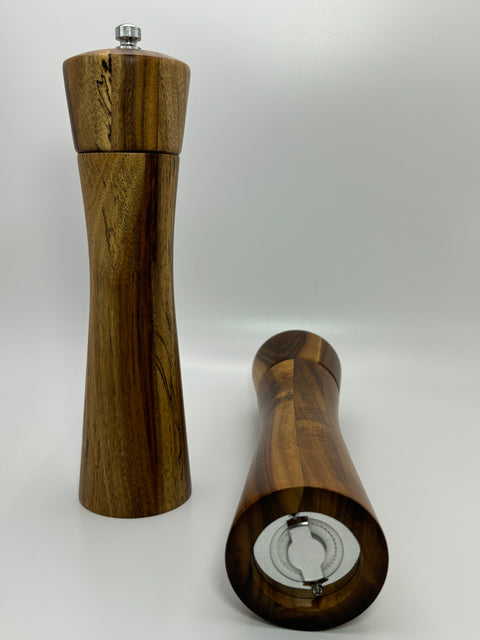 Wooden Ceramic Mill Salt & Pepper Grinder-Gu Cuisine 