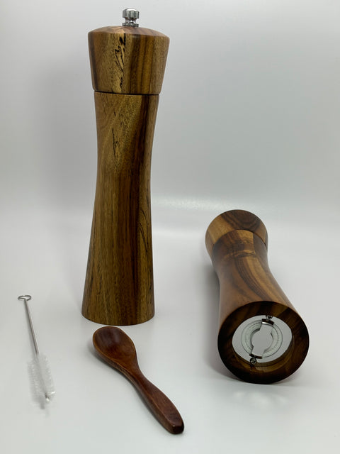 Wooden Ceramic Mill Salt & Pepper Grinder-Gu Cuisine 