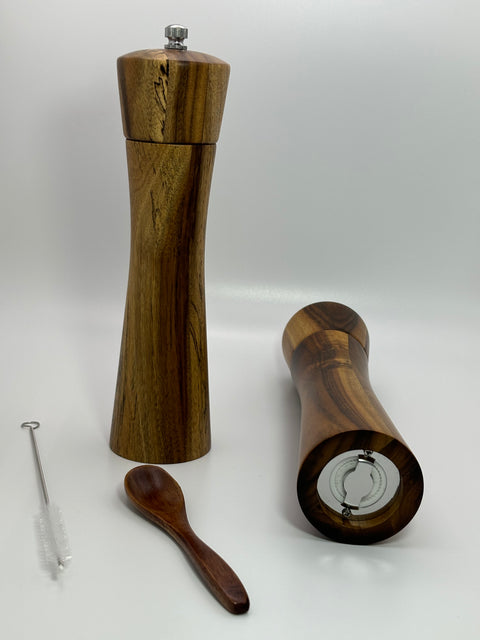 Wooden Ceramic Mill Salt & Pepper Grinder-Gu Cuisine 